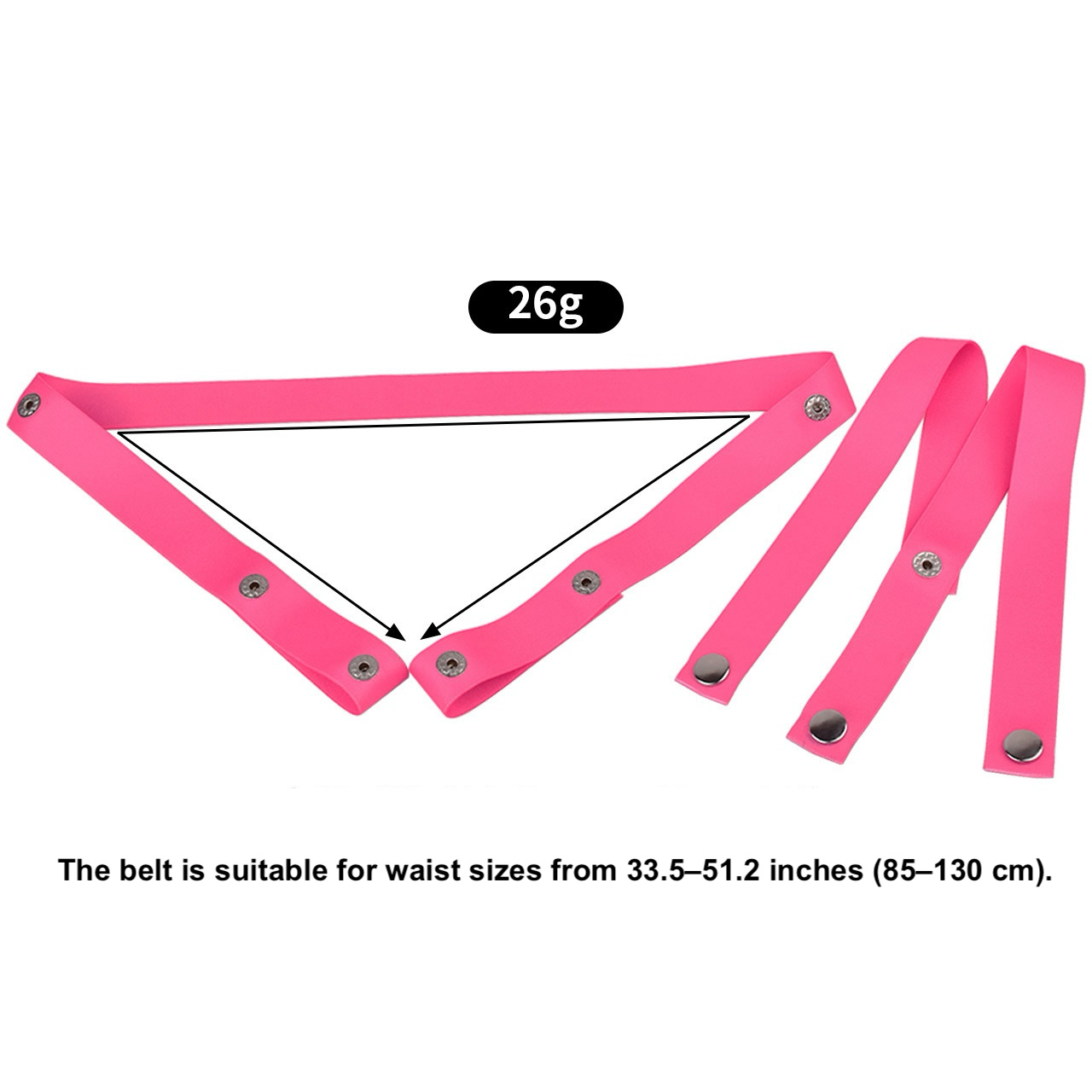 3-Way Elastic Nylon Strap for Chastity Cage