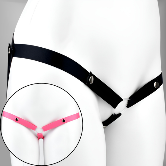 3-Way Elastic Nylon Strap for Chastity Cage