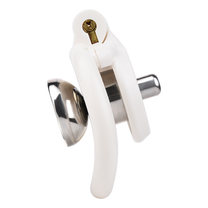 Flat Inverted Chastity Cage with Strap Small Negative Cock Cage in Multicolor