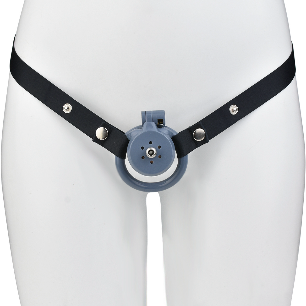 Flat Inverted Chastity Cage with Strap Small Negative Cock Cage in Multicolor