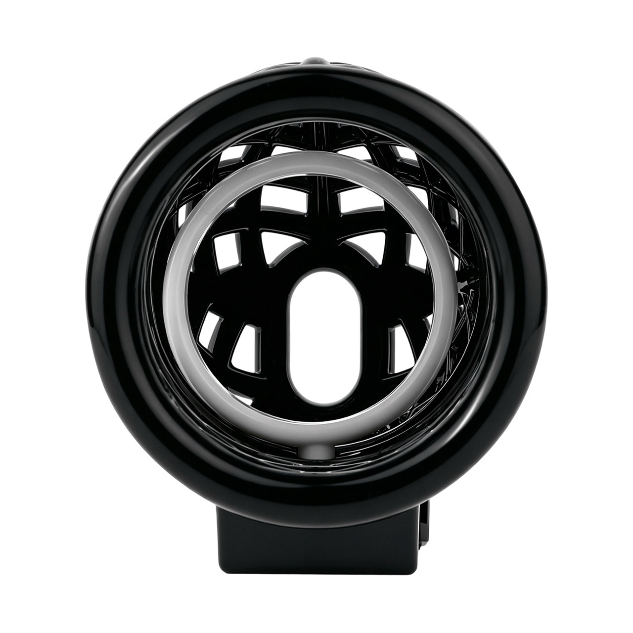 Lightweight Nest Glans Chastity Lock Black Pink Resin Cock Cage for Men and Sissy