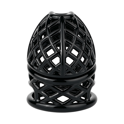 Lightweight Nest Glans Chastity Lock Black Pink Resin Cock Cage for Men and Sissy