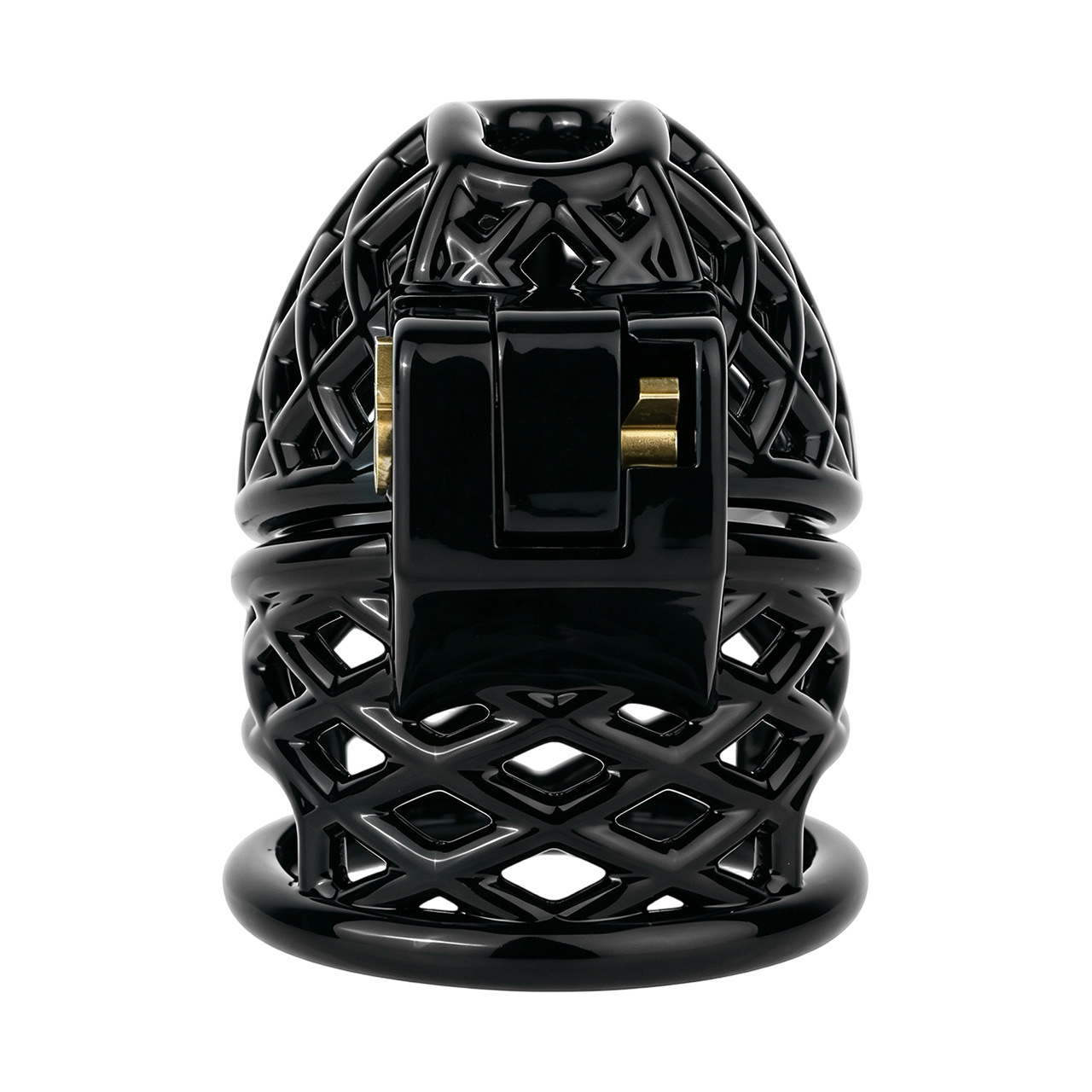Lightweight Nest Glans Chastity Lock Black Pink Resin Cock Cage for Men and Sissy