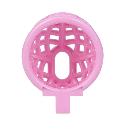 Lightweight Nest Glans Chastity Lock Black Pink Resin Cock Cage for Men and Sissy