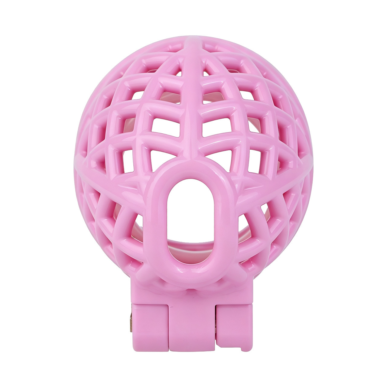 Lightweight Nest Glans Chastity Lock Black Pink Resin Cock Cage for Men and Sissy