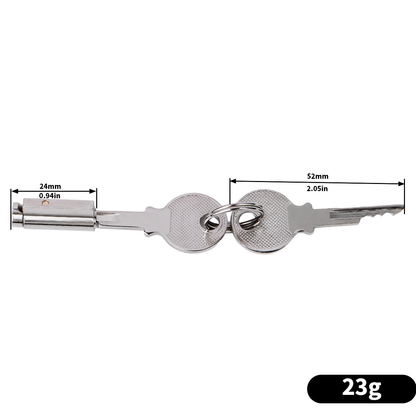 Metal Cobra PA Chastity Cage with PU Strap Prince Albert Penis Piercing BDSM Cock Cage