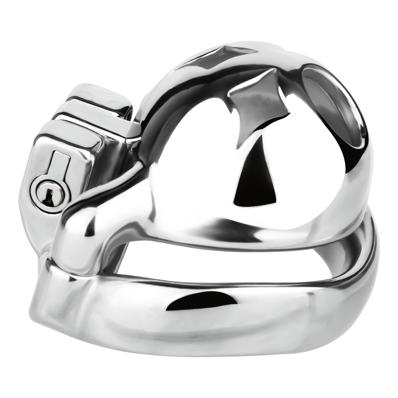 Small Metal Chastity Cage with Black or Pink Soft Pussy Catheter Cock Lock for Men and Sissy