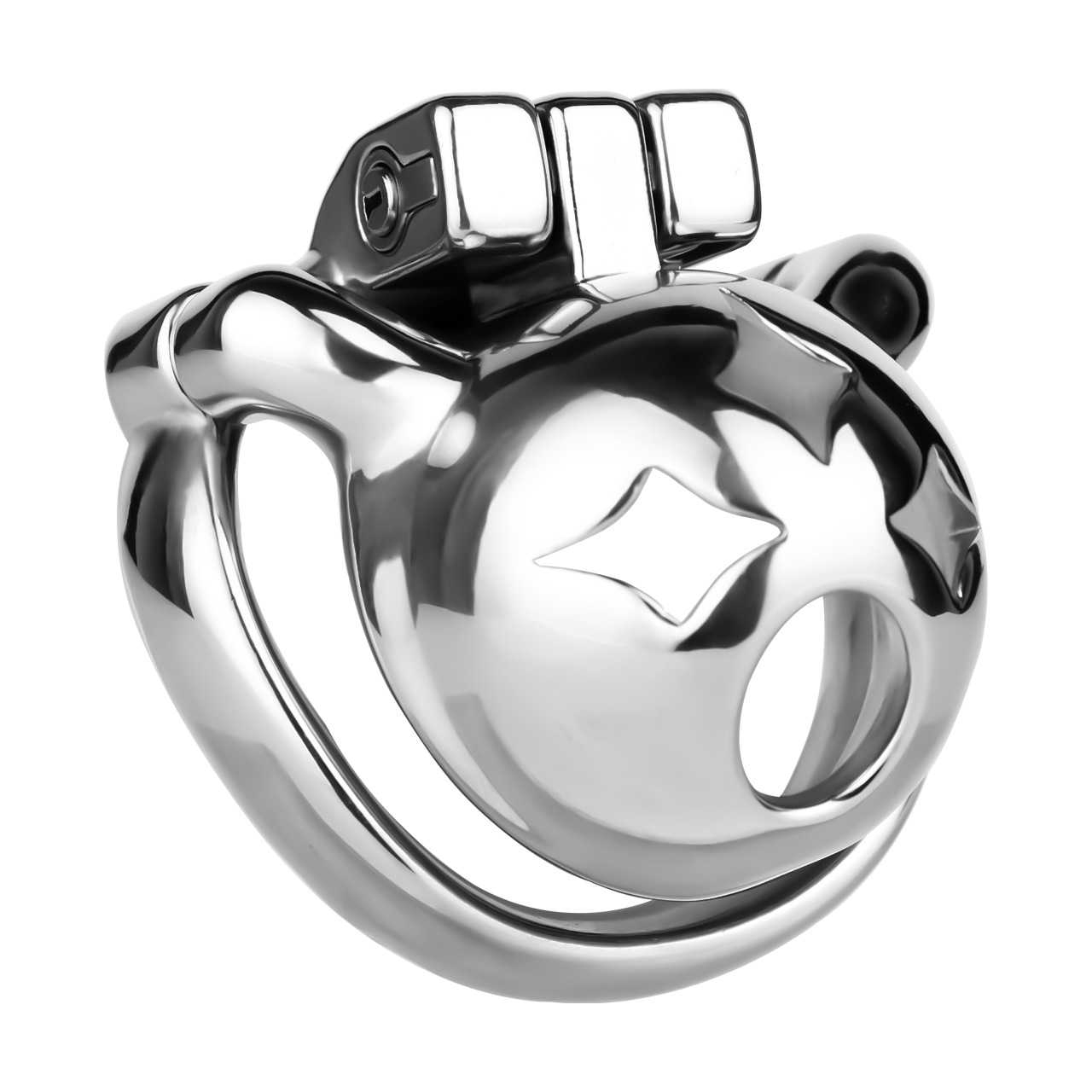 Small Metal Chastity Cage with Black or Pink Soft Pussy Catheter Cock Lock for Men and Sissy