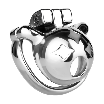 Small Metal Chastity Cage with Black or Pink Soft Pussy Catheter Cock Lock for Men and Sissy