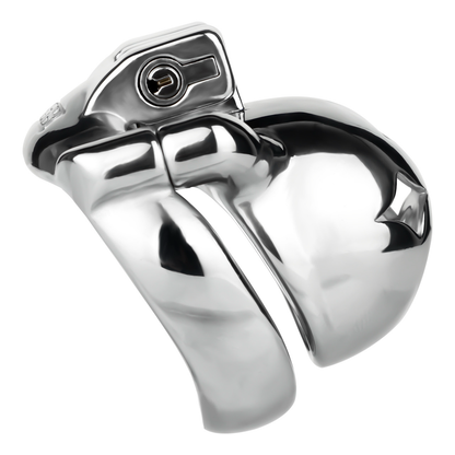 Small Metal Chastity Cage with Black or Pink Soft Pussy Catheter Cock Lock for Men and Sissy