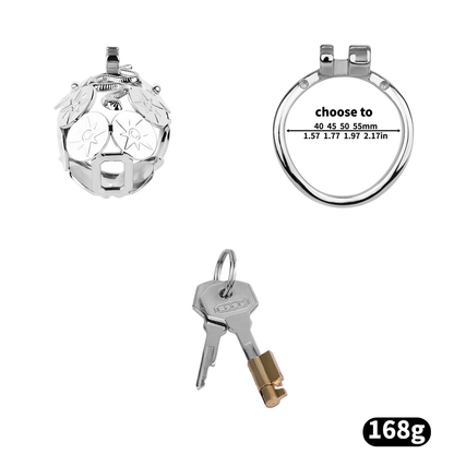 Stainless Steel Snake Shield Modern Chastity Cage Locking Male Cock Cage