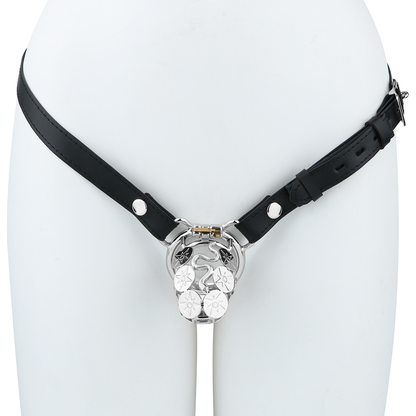 Stainless Steel Snake Shield Modern Chastity Cage Locking Male Cock Cage