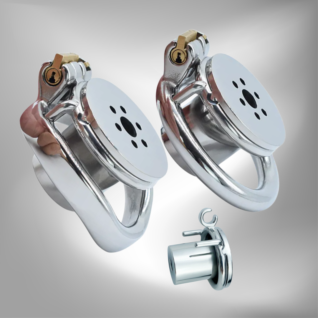 metal inverted chastity cage small negative cock cage for men and sissy
