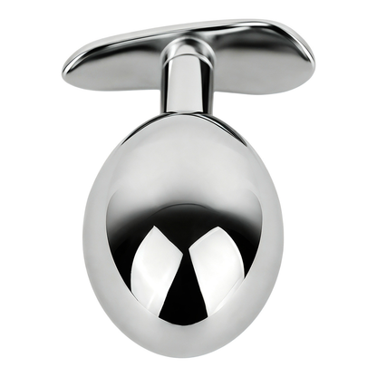 304 Stainless Steel Anal Plug Keyholder with Cooling & Warming Chamber