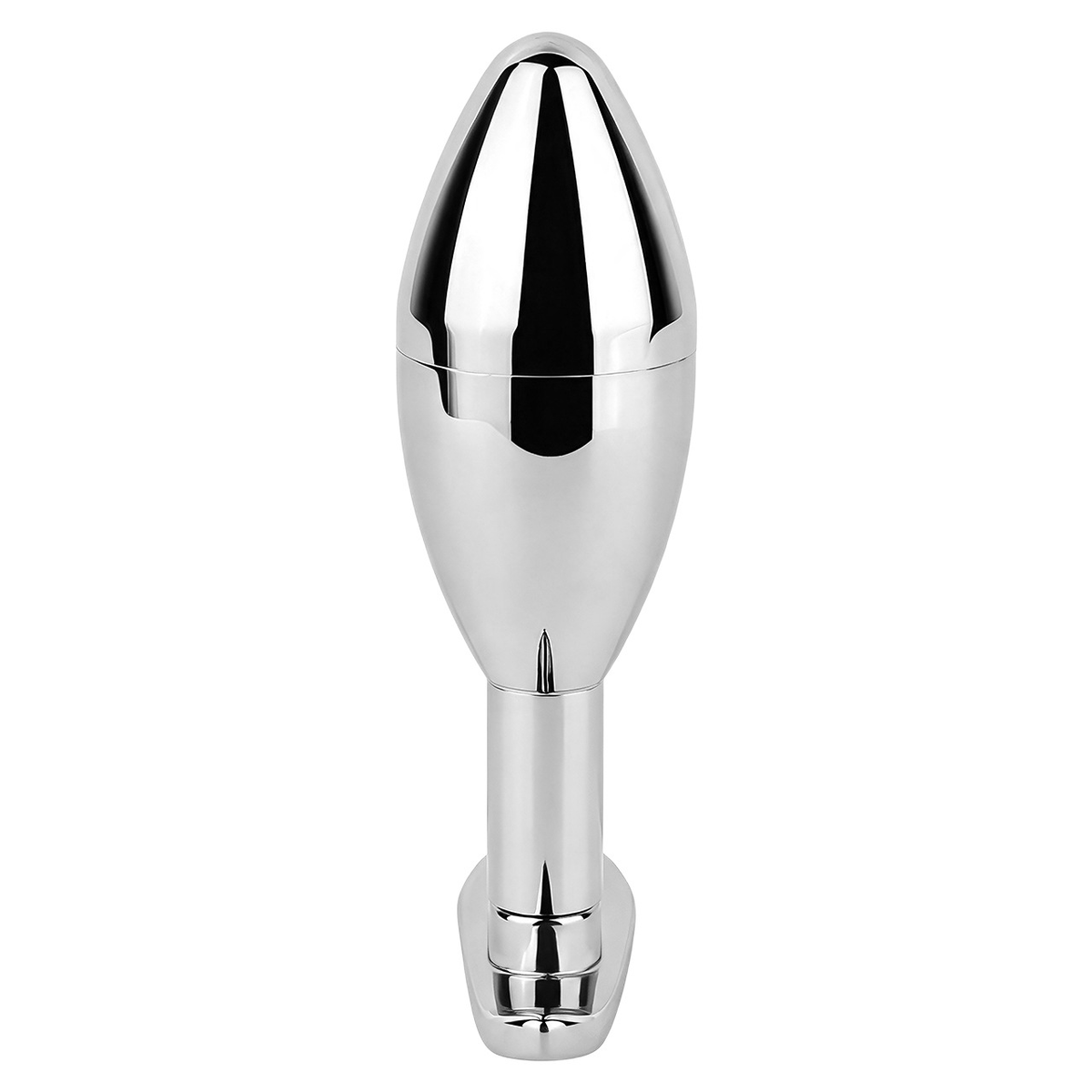 304 Stainless Steel Anal Plug Keyholder with Cooling & Warming Chamber