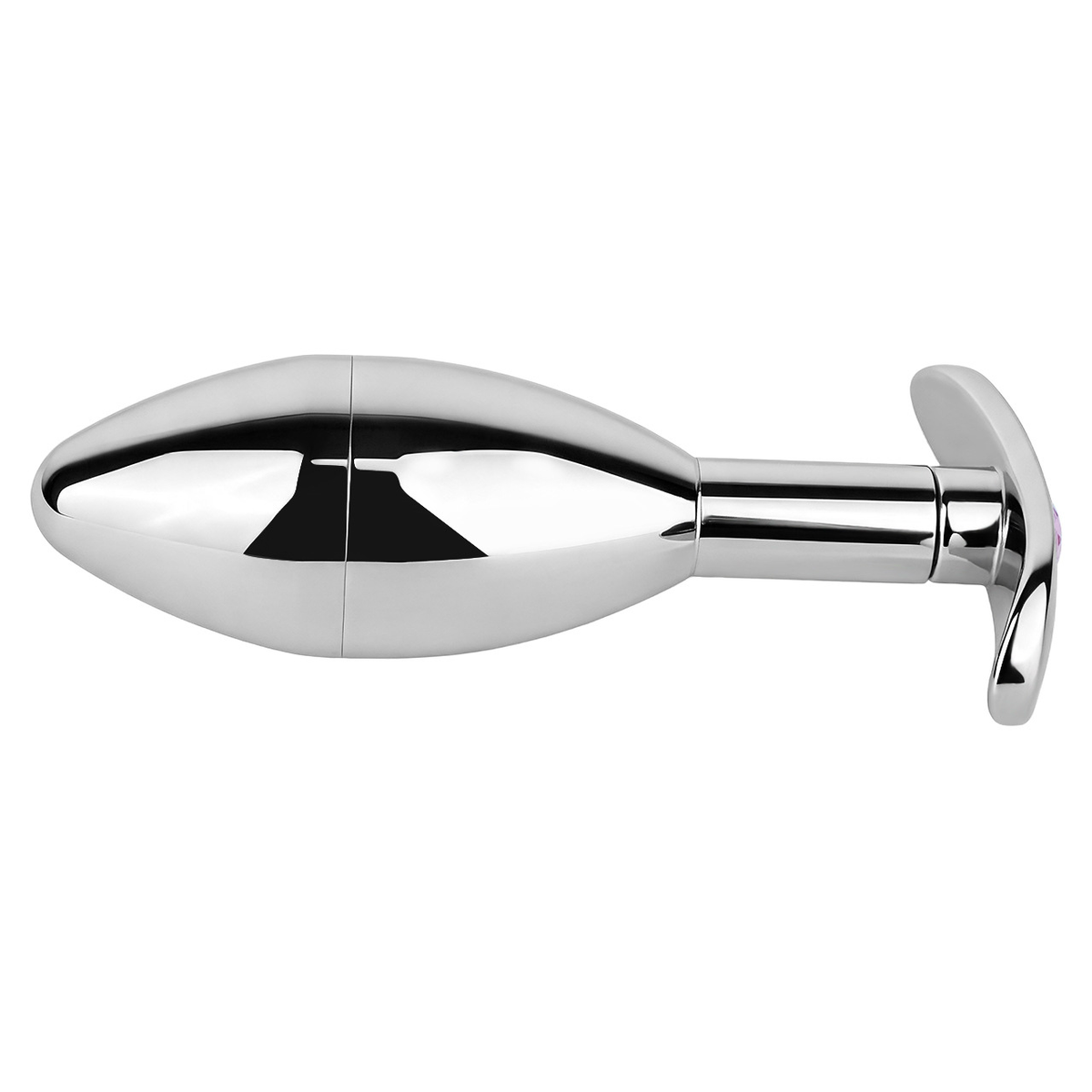 304 Stainless Steel Anal Plug Keyholder with Cooling & Warming Chamber