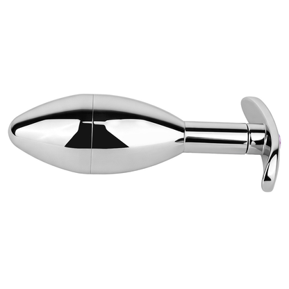 304 Stainless Steel Anal Plug Keyholder with Cooling & Warming Chamber