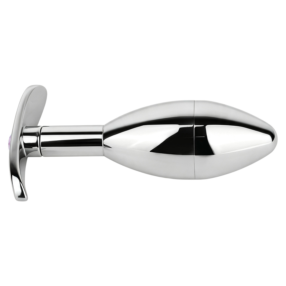 304 Stainless Steel Anal Plug Keyholder with Cooling & Warming Chamber