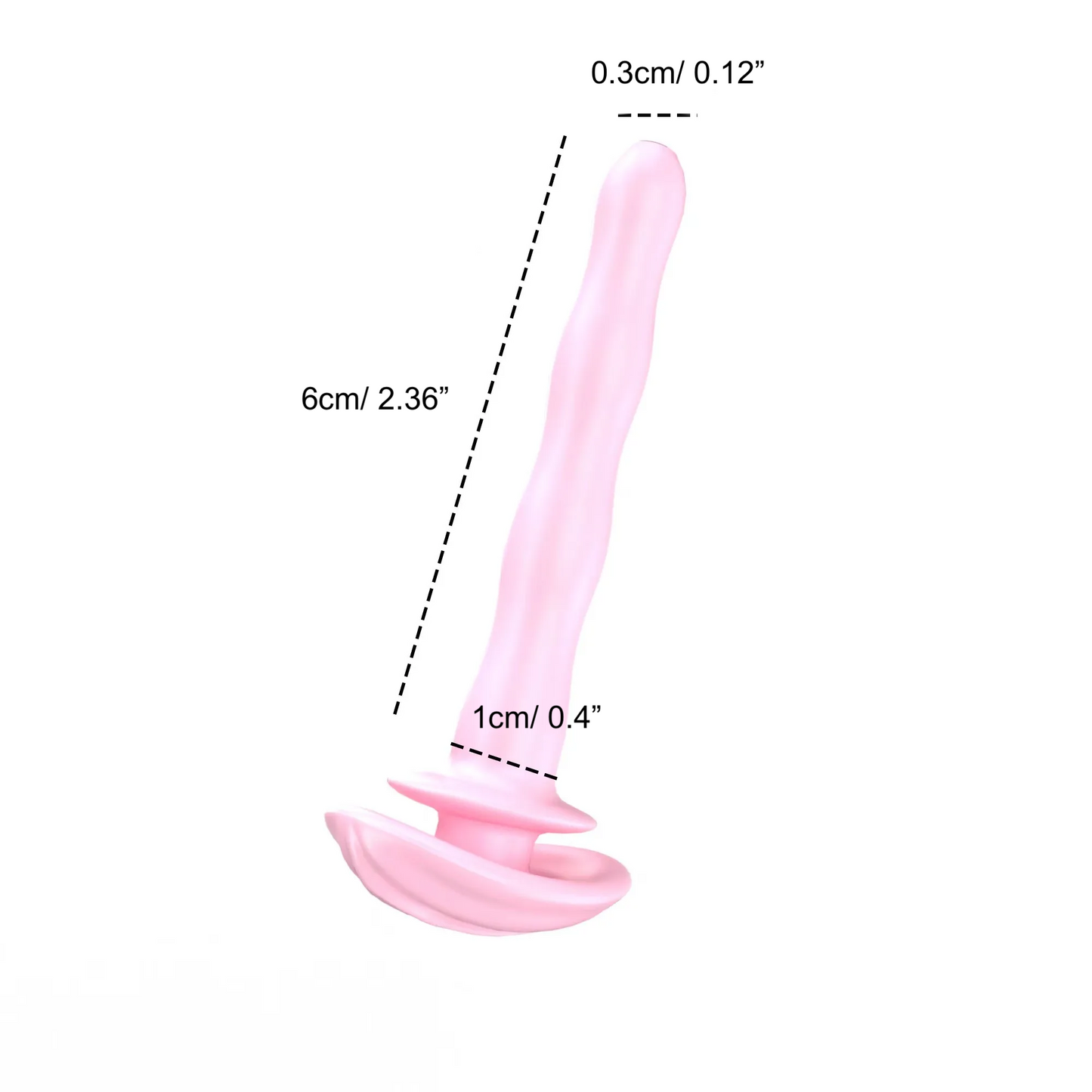Pink Chastity Cage with Detachable Silicone Spikes