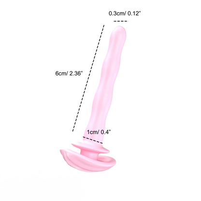 Pink Chastity Cage with Detachable Silicone Spikes
