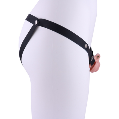 Realistic Clit Chastity Cage with Adjustable Inverted Plug Sissy Chastity Lock