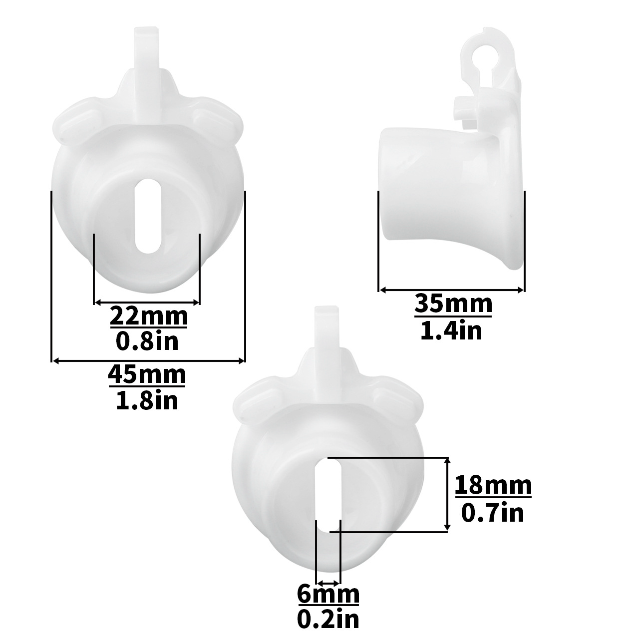 Micro Flat Inverted Chastity Cage with 4 Base Rings and Strap Negative Cock Cage For Men and Sissy