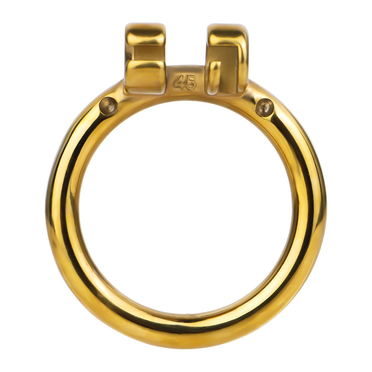 Gold Metal Cobra Chastity Cage - S/M/L