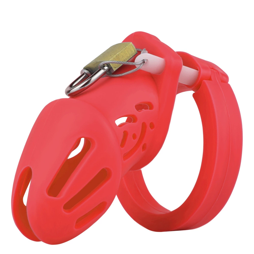 Soft Silicone Chastity Cage with Strap Comfortable Modern Cock Cages