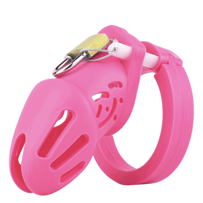 Soft Silicone Chastity Cage with Strap Comfortable Modern Cock Cages