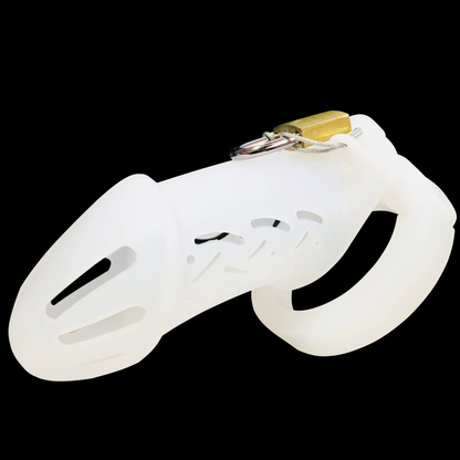 Soft Silicone Chastity Cage with Strap Comfortable Modern Cock Cages