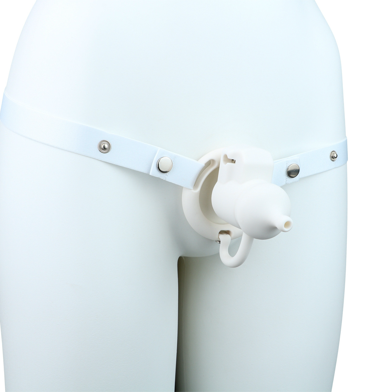 Silicone Baby Bottle Chastity Cage Soft Touch Comfy Cock Lock for Men and Sissy