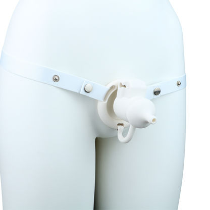 Silicone Baby Bottle Chastity Cage Soft Touch Comfy Cock Lock for Men and Sissy