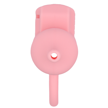 Silicone Baby Bottle Chastity Cage Soft Touch Comfy Cock Lock for Men and Sissy