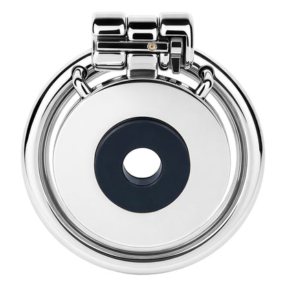 Flat & Inverted  Stainless Steel Chastity Cage - Small to Large Inverted Plugs