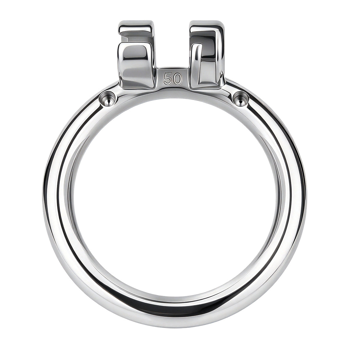 Flat & Inverted  Stainless Steel Chastity Cage - Small to Large Inverted Plugs