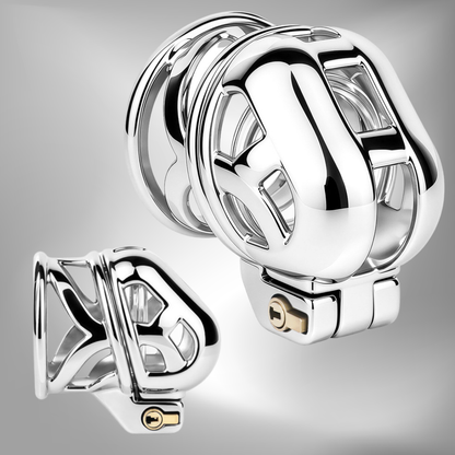 Glans Chastity Cage with Key Lock | Stainless Steel Glans Lock for Men
