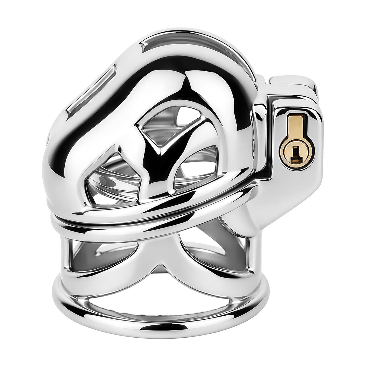 Glans Chastity Cage with Key Lock | Stainless Steel Glans Lock for Men