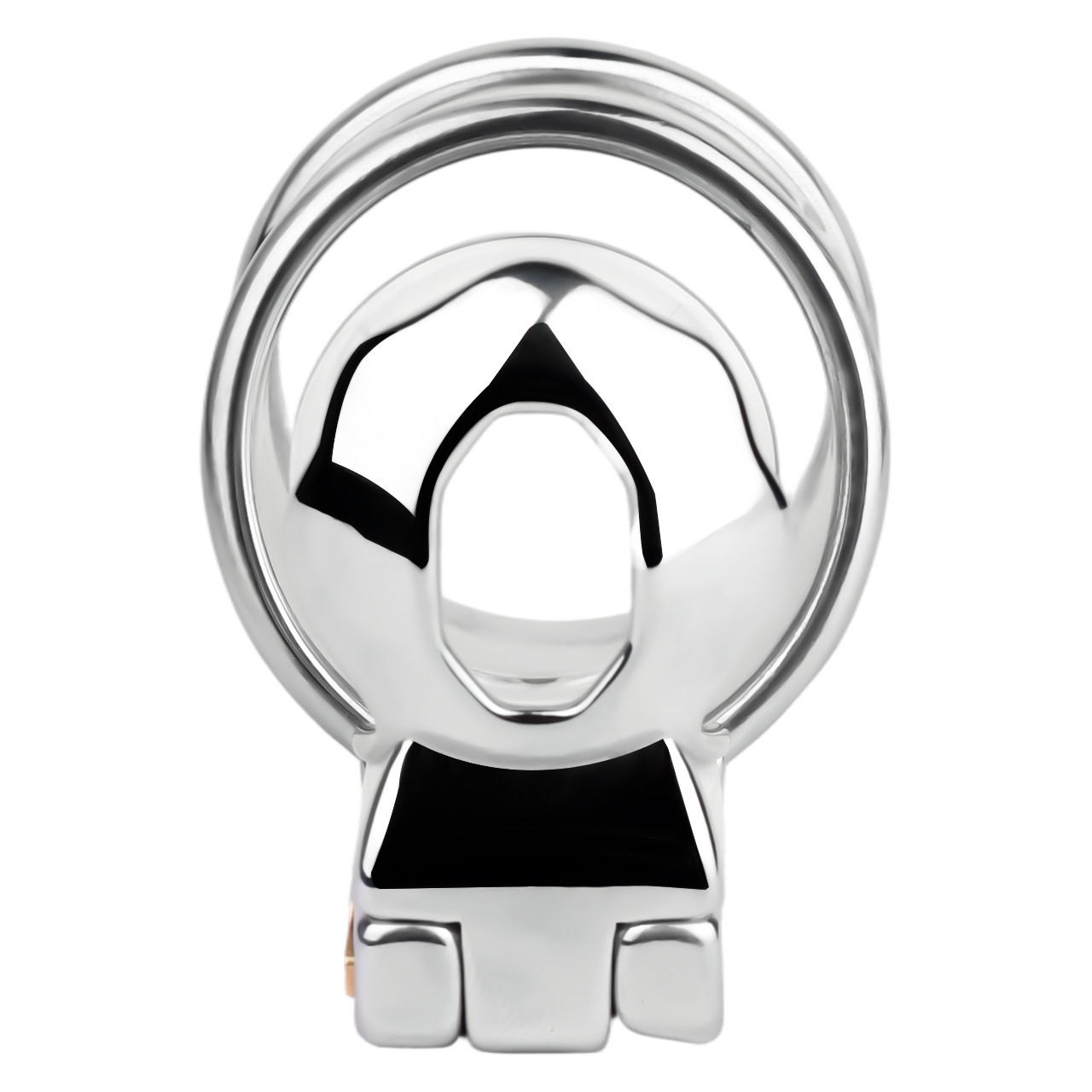 Flat Glans Chastity Lock for Men Male Penis Cock Cage Sex Toy for Gay Sissy Femboys