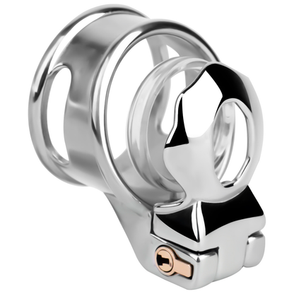 Flat Glans Chastity Lock for Men Male Penis Cock Cage Sex Toy for Gay Sissy Femboys