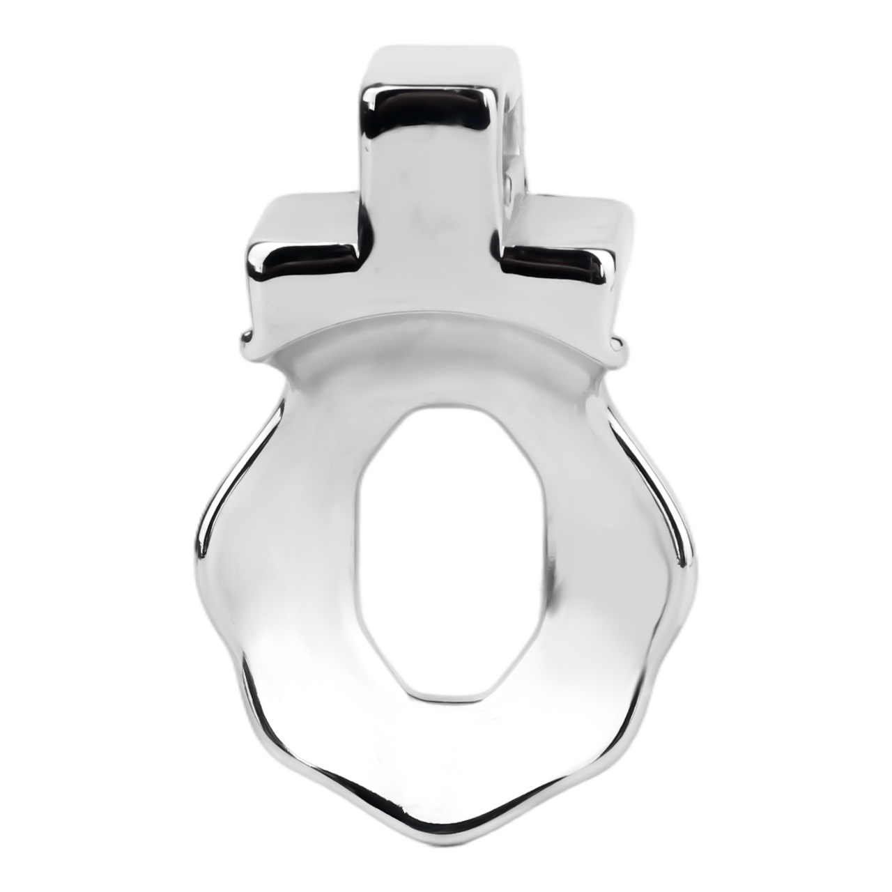 Flat Glans Chastity Lock for Men Male Penis Cock Cage Sex Toy for Gay Sissy Femboys