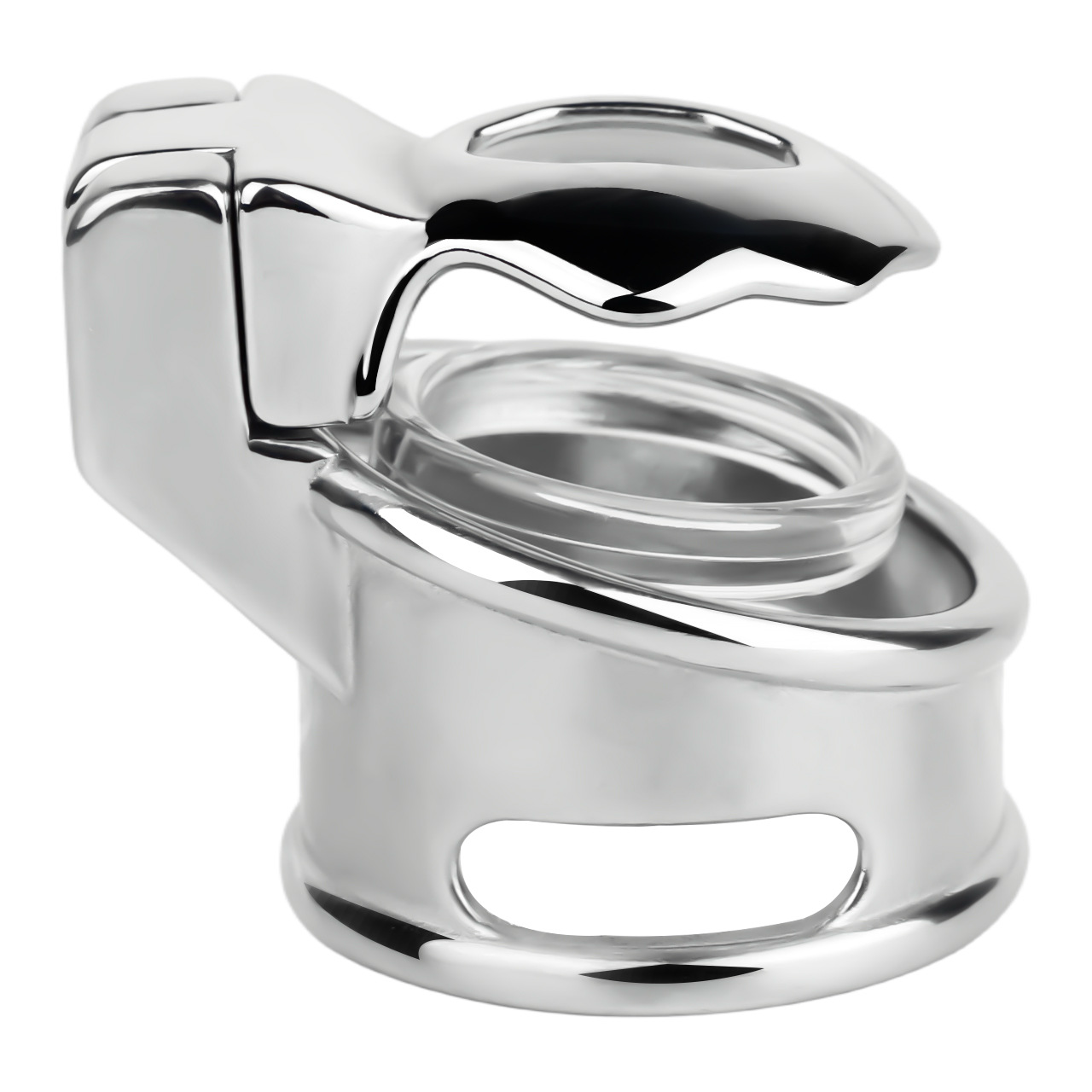 Flat Glans Chastity Lock for Men Male Penis Cock Cage Sex Toy for Gay Sissy Femboys