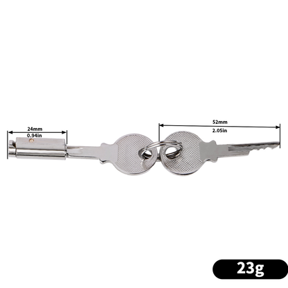 Breathable Stainless Steel PA Chastity Cage Prince Albert Penis Piercing Cock Lock