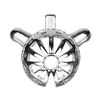 Breathable Stainless Steel PA Chastity Cage Prince Albert Penis Piercing Cock Lock