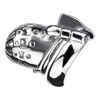 Breathable Stainless Steel PA Chastity Cage Prince Albert Penis Piercing Cock Lock