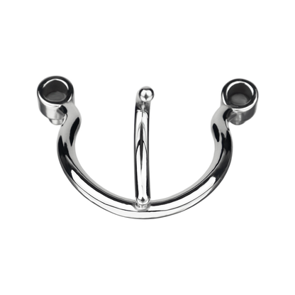 Breathable Stainless Steel PA Chastity Cage Prince Albert Penis Piercing Cock Lock