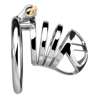 Hollow Cobra Male Chastity Cage - S/M/L/XL Cage Sizes Metal Cock Cage for Men