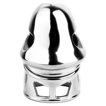 Mens Stainless Steel Glans Chastity Lock Male Cock Cage Penis Work-Out Tool