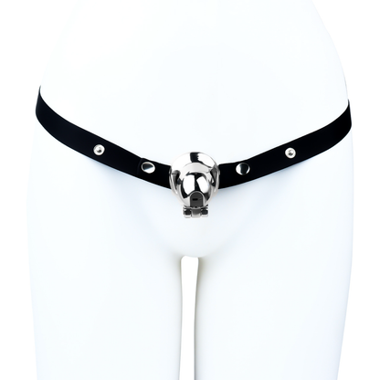 Mens Stainless Steel Glans Chastity Lock Male Cock Cage Penis Work-Out Tool