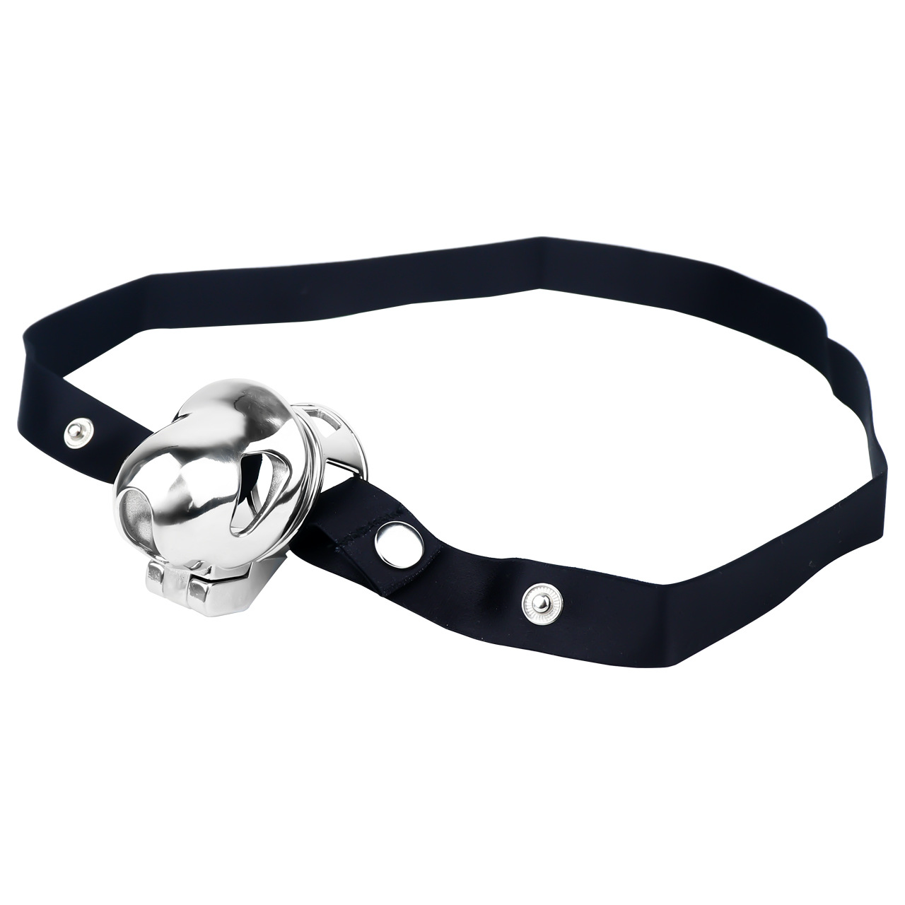 Mens Stainless Steel Glans Chastity Lock Male Cock Cage Penis Work-Out Tool