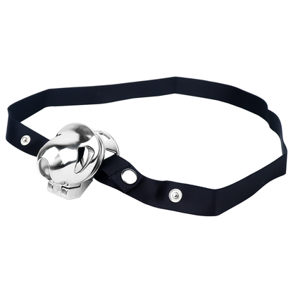Mens Stainless Steel Glans Chastity Lock Male Cock Cage Penis Work-Out Tool